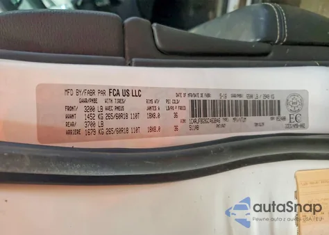 2016 Jeep Grand Cherokee Limited z USA, uszkodzony, nr VIN 1C4RJFBG9GC463846